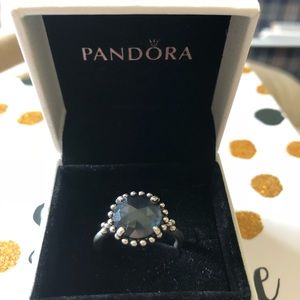 •PANDORA• ring, midnight star size 9